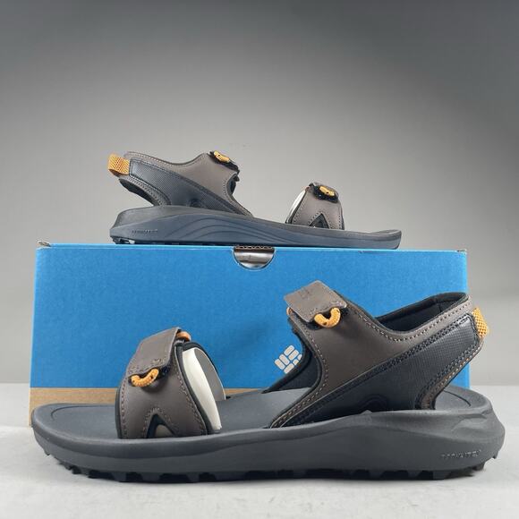 Columbia Trailstorm Men’s 9 Cordavan Black Slip On Strap Hook And Loop Sandals - Picture 1 of 8